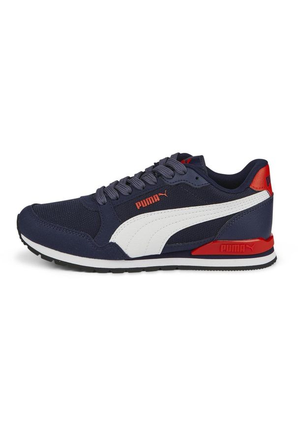 Buty Puma ST Runner V3 Mesh JR, Dzieci. Kolor: czerwony, niebieski, wielokolorowy. Materiał: mesh, syntetyk, tkanina, materiał