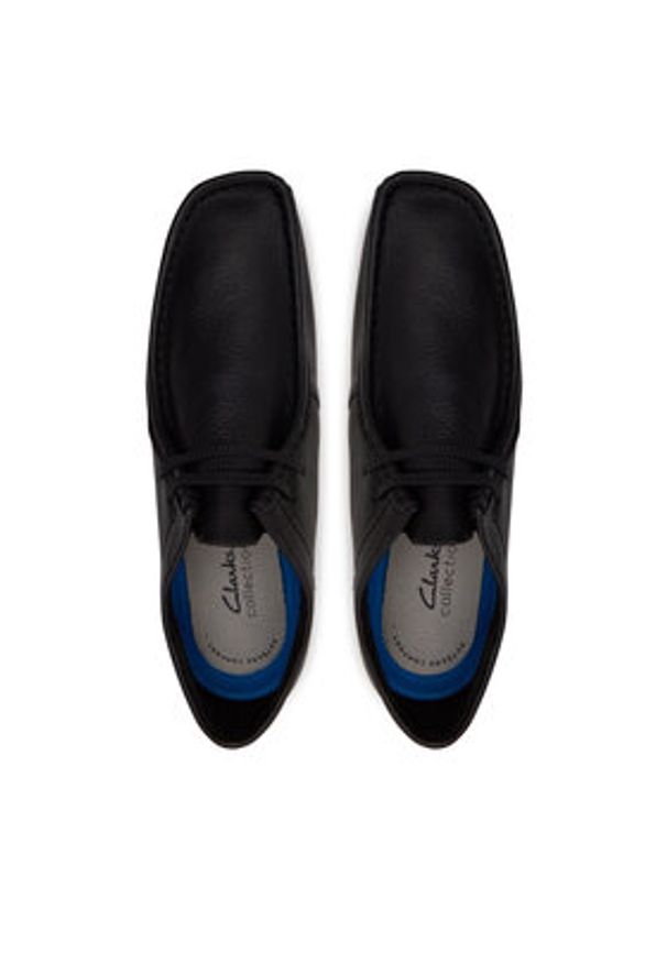 Clarks Mokasyny Shacre II Run 261635987 Czarny. Kolor: czarny. Materiał: skóra