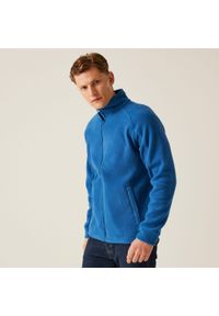 Regatta - Męski polar Thor III z pełnym zamkiem błyskawicznym. Kolor: niebieski. Materiał: polar. Sezon: zima. Sport: turystyka piesza #1