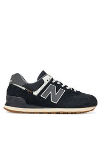 New Balance Sneakersy U574RUS Czarny. Kolor: czarny. Materiał: zamsz, skóra. Model: New Balance 574