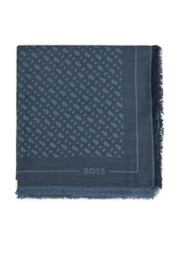 BOSS Chusta Ledonia 50517733 Granatowy. Kolor: niebieski