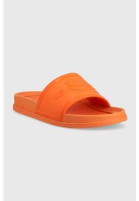 GANT - Gant klapki Beachrock męskie kolor pomarańczowy 26609887.G490. Kolor: pomarańczowy. Materiał: tworzywo sztuczne, materiał, guma. Wzór: gładki #2