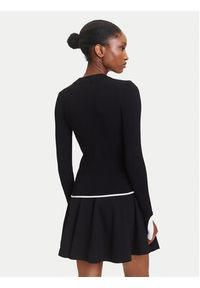 Karl Lagerfeld Jeans Sweter A3W18006 Czarny Slim Fit. Kolor: czarny. Materiał: syntetyk #3