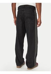 Adidas - adidas Jeansy Sst Denim Jeans Mid-Rise Straight Leg IB6947 Czarny Loose Fit. Kolor: czarny #5