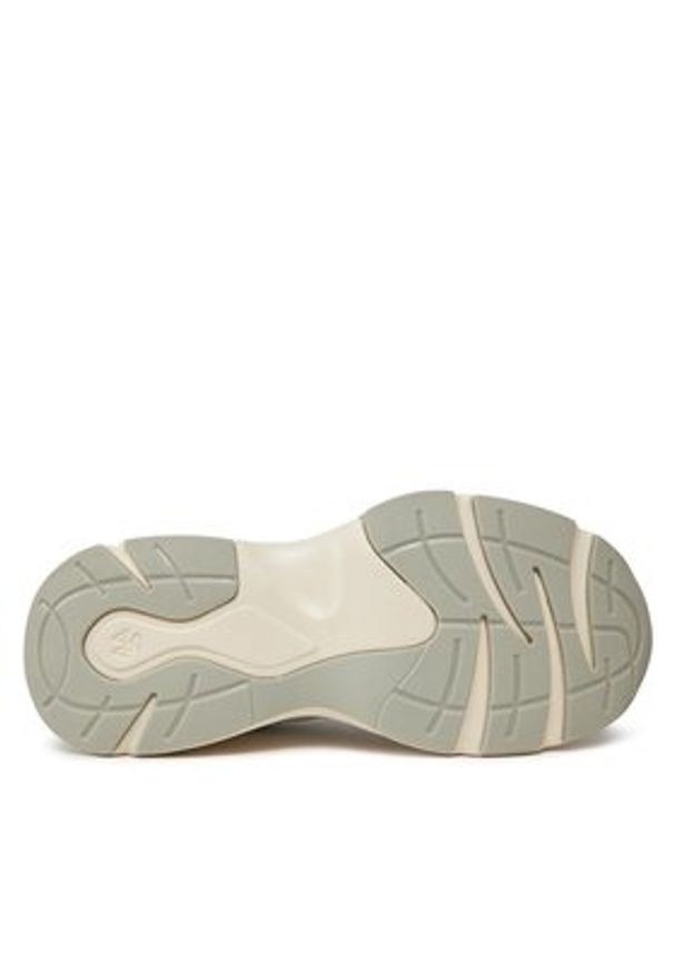 Stuart Weitzman Sneakersy Trainer SH318 Écru. Materiał: materiał