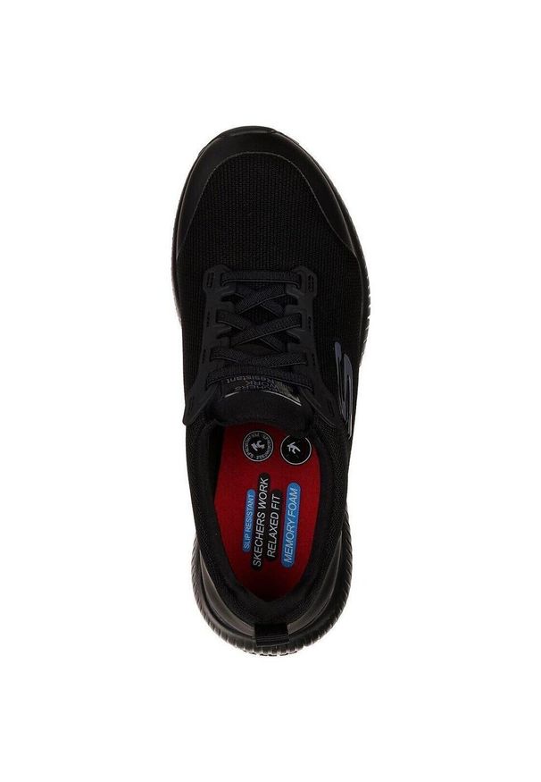 skechers - Obuwie Sportowe Damskie Skechers Work: Squad SR Biały. Kolor: czarny