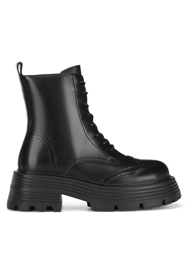 Badura Botki WFA3147-1Z Czarny. Kolor: czarny. Materiał: skóra