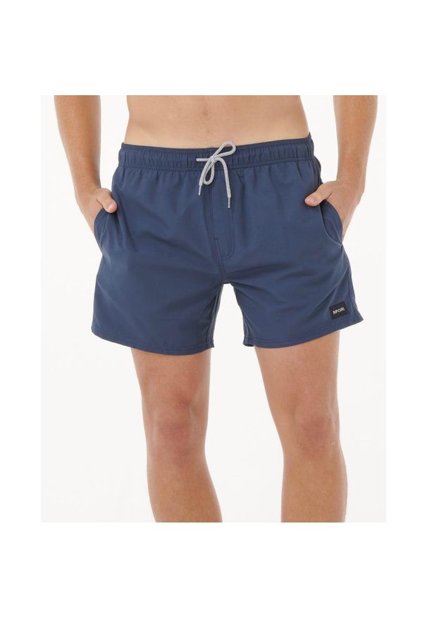 RIPCURL - Strój kąpielowy Męski Offset 15" Volley. Kolor: niebieski. Styl: sportowy