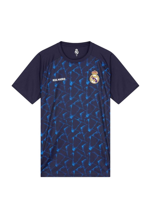 Koszulka piłkarska dla dorosłych Real Madrid. Kolor: niebieski. Materiał: poliester. Sport: piłka nożna