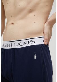 Polo Ralph Lauren szorty piżamowe męskie kolor granatowy gładka. Kolor: niebieski. Materiał: dzianina. Wzór: gładki