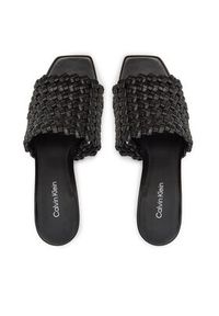 Calvin Klein Klapki Heel Mule Sandal 70 Latt HW0HW02144 Czarny. Kolor: czarny #4