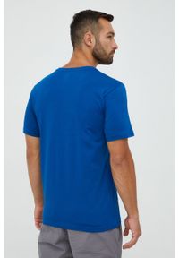 Helly Hansen t-shirt HH LOGO T-SHIRT 33979. Okazja: na co dzień. Kolor: niebieski. Materiał: dzianina. Wzór: aplikacja. Styl: casual #3