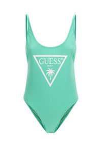 Guess Strój kąpielowy E02J33 LY00K Zielony. Kolor: zielony. Materiał: syntetyk