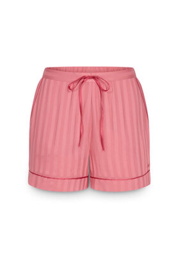 Triumph Szorty piżamowe Amourette Jacquard 10227207 Różowy Regular Fit. Kolor: różowy. Materiał: wiskoza
