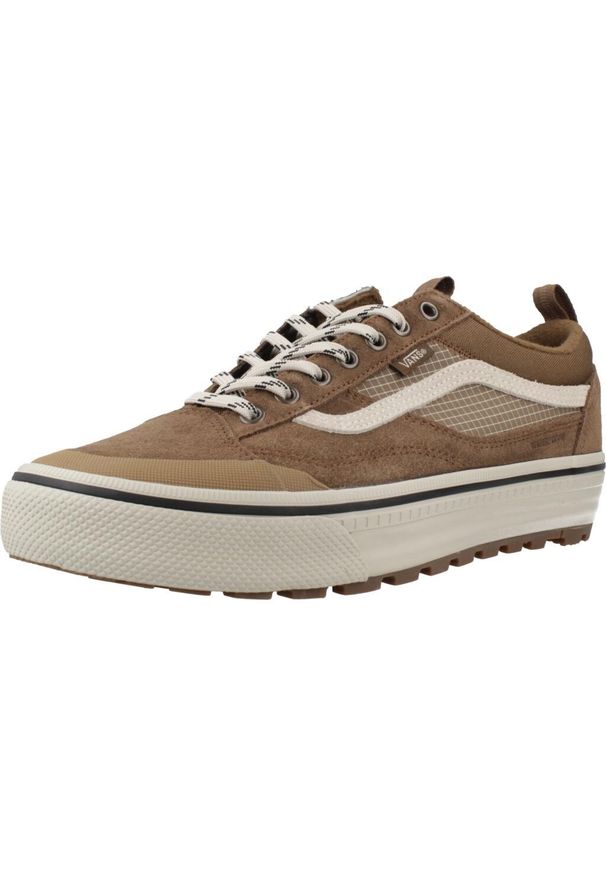 Vans - Buty VANS MTE OLD SKOOL WATERPROOF Brązowy. Kolor: brązowy. Materiał: tkanina, skóra. Model: Vans Old Skool. Sport: turystyka piesza