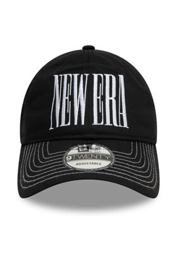 New Era Czapka z daszkiem Wordmark 9TWENTY 60595443 Czarny. Kolor: czarny. Materiał: bawełna