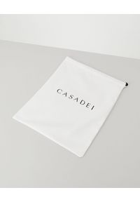 Casadei - CASADEI - Skórzane bikery z logo. Zapięcie: sznurówki. Kolor: czarny. Materiał: skóra #4