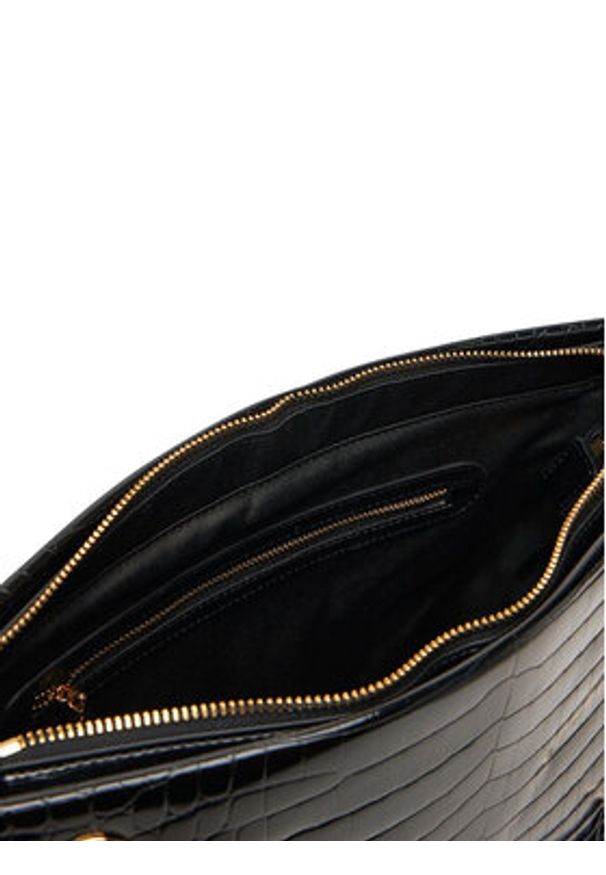 Love Moschino - LOVE MOSCHINO Torebka JC4045PP1MLE100A Czarny. Kolor: czarny. Materiał: skórzane