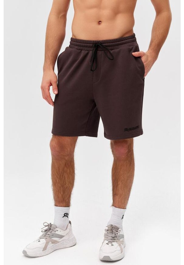 ROUGH RADICAL - Męskie spodenki dresowe Rough Radical Cotton Active Shorts Men. Kolor: brązowy. Materiał: dresówka