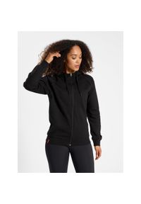 Damska bluza z kapturem zapinana na zamek Hummel Red Classic. Typ kołnierza: kaptur. Kolor: czarny. Materiał: poliester, bawełna, materiał, dresówka. Sport: fitness #1