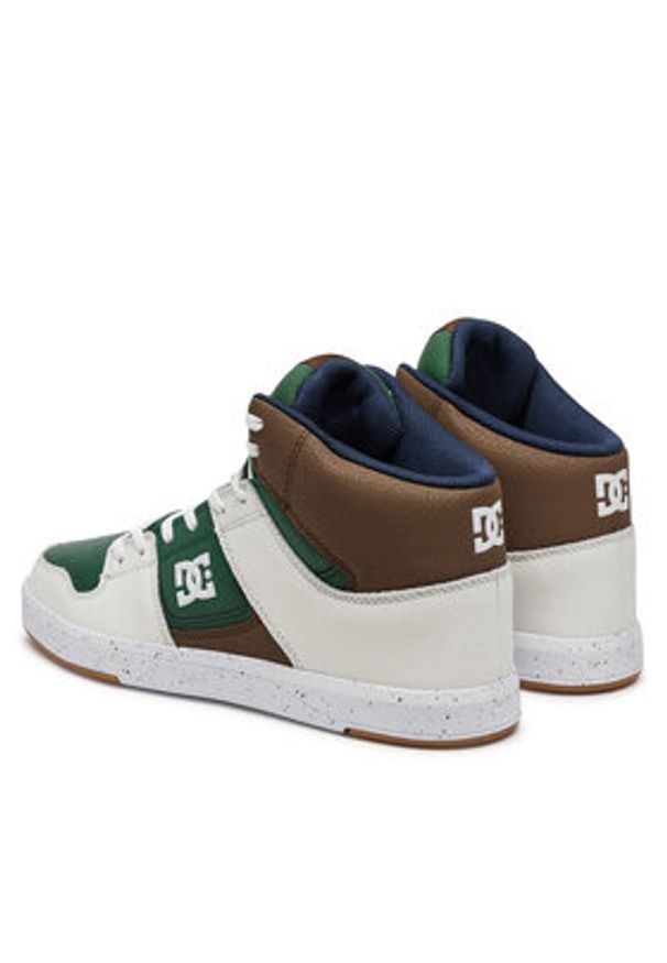 DC Shoes Sneakersy Cure Hi Top ADYS400072 Brązowy. Kolor: brązowy. Materiał: skóra
