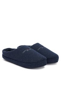 TOMMY HILFIGER - Tommy Hilfiger Kapcie Felt House FM0FM05614 Granatowy. Kolor: niebieski. Materiał: materiał #6