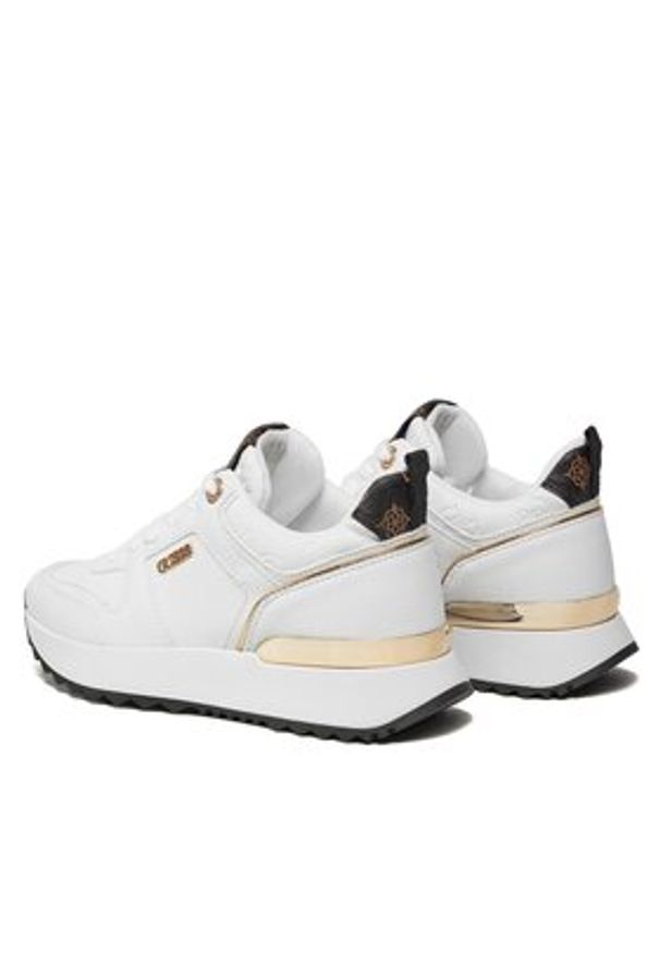 Guess Sneakersy Kaddy FL8DDY ELE12 Biały. Kolor: biały. Materiał: skóra