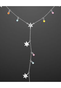 SIN BY MANNEI - Srebrny Naszyjnik Star&Candy. Materiał: srebrne. Kolor: srebrny. Kamień szlachetny: turkus #4
