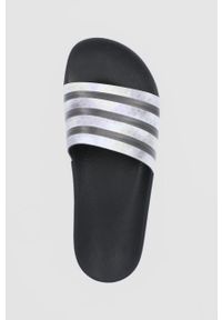 adidas Originals Klapki H01998 męskie kolor czarny. Kolor: czarny. Materiał: materiał, guma. Obcas: na obcasie. Wysokość obcasa: niski #4