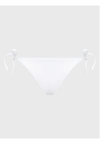 Calvin Klein Swimwear Dół od bikini Side Tie Cheeky KW0KW01858 Biały. Kolor: biały. Materiał: syntetyk #4