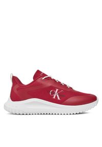 Calvin Klein Jeans Sneakersy YM0YM00968 Czerwony. Kolor: czerwony. Materiał: materiał