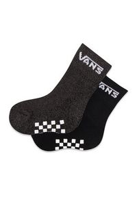Vans Zestaw 2 par wysokich skarpet dziecięcych Drop V Classic VN0A7PTC Czarny. Kolor: czarny. Materiał: materiał, bawełna #3