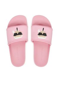 Karl Lagerfeld - KARL LAGERFELD Klapki KL80905C Różowy. Kolor: różowy. Materiał: syntetyk #2