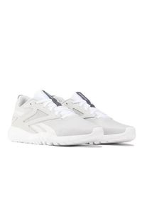 Buty do chodzenia męskie Reebok 100202004. Zapięcie: sznurówki. Kolor: biały, wielokolorowy. Materiał: materiał, tkanina. Szerokość cholewki: normalna. Sport: turystyka piesza