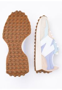 Sneakersy damskie kolorowe New Balance WS327PAB. Okazja: na co dzień. Materiał: zamsz, skóra, guma. Szerokość cholewki: normalna. Wzór: kolorowy #5