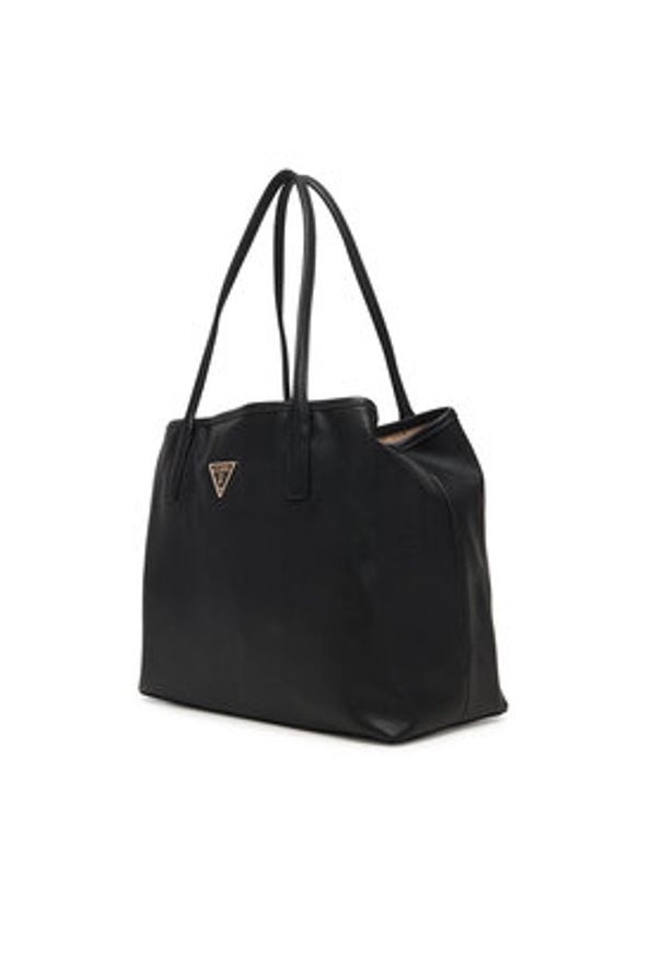 Guess Torebka Victtoria HWEVG9 51428 Czarny. Kolor: czarny. Materiał: skórzane