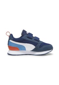 Puma - Dziecięce buty sportowe R78 PUMA Persian Blue White Inky Regal. Kolor: biały, niebieski, wielokolorowy. Sezon: lato