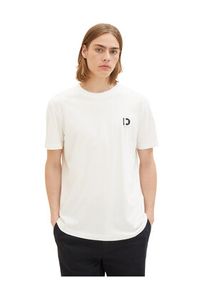 Tom Tailor Denim T-Shirt 1037205 Biały Regular Fit. Kolor: biały. Materiał: bawełna #6