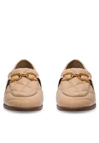 Badura Loafersy VICTORIA-05W1-042 Beżowy. Kolor: beżowy. Materiał: skóra #2