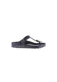 Japonki męskie Birkenstock Gizeh Eva. Kolor: czarny. Materiał: syntetyk, materiał. Szerokość cholewki: normalna. Sport: turystyka piesza