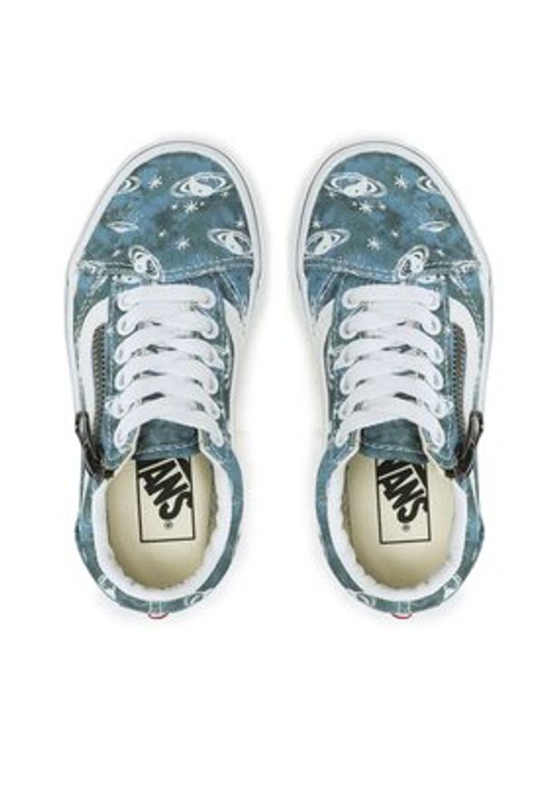 Vans Tenisówki Old Skool Zip VN0A2XSM4481 Niebieski jasny. Kolor: niebieski. Materiał: materiał