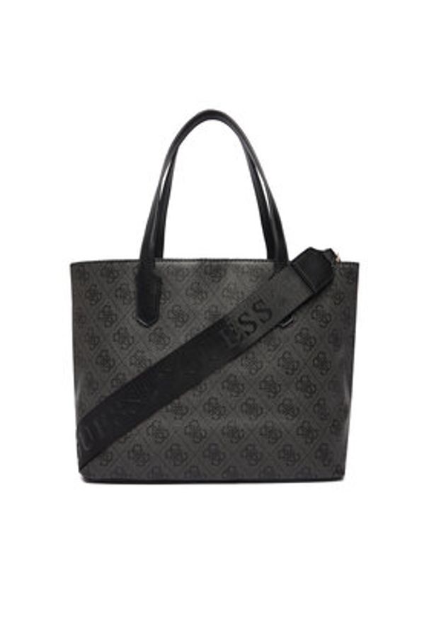 Guess Torebka J6RZ13 WFMF0 Czarny. Kolor: czarny. Materiał: skórzane