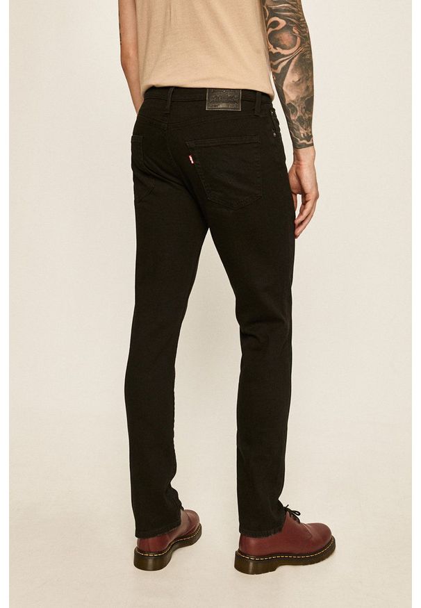 Levi's® - Levi's - Jeansy 511 Slim Fit Nightshine Black. Okazja: na spotkanie biznesowe. Kolor: czarny. Wzór: aplikacja. Styl: biznesowy