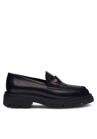 Gino Rossi Loafersy GRACE-I23-26372PE Czarny. Kolor: czarny. Materiał: skóra #1