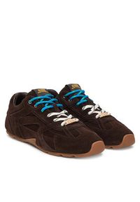 Steve Madden Sneakersy Asiel 11005159 Brązowy. Kolor: brązowy. Materiał: skóra, zamsz #6