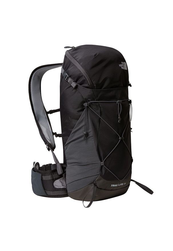 Plecak The North Face Trail Lite 24 0A87C84GZ1 - czarny. Kolor: czarny. Materiał: poliester. Wzór: paski