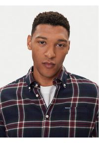 Barbour Koszula Crossfell MSH4995BL53 Granatowy Tailored Fit. Kolor: niebieski. Materiał: bawełna #4