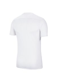 Koszulka piłkarska dziecięca Nike Dry Park VII treningowa szybkoschnąca Dri Fit. Kolor: biały, wielokolorowy, czarny. Technologia: Dri-Fit (Nike). Sport: piłka nożna