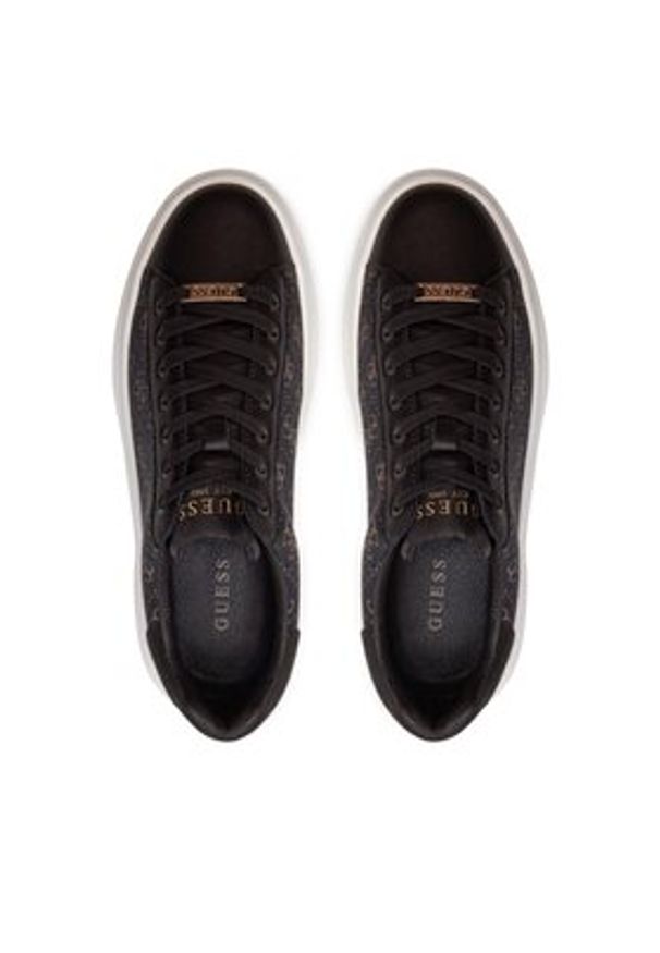 Guess Sneakersy Elba FMPVIB FAL12 Brązowy. Kolor: brązowy. Materiał: skóra