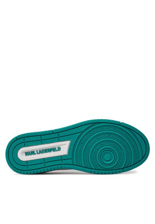 Karl Lagerfeld - KARL LAGERFELD Sneakersy KL63024 Biały. Kolor: biały. Materiał: skóra